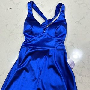 Blue Windsor Dress XS